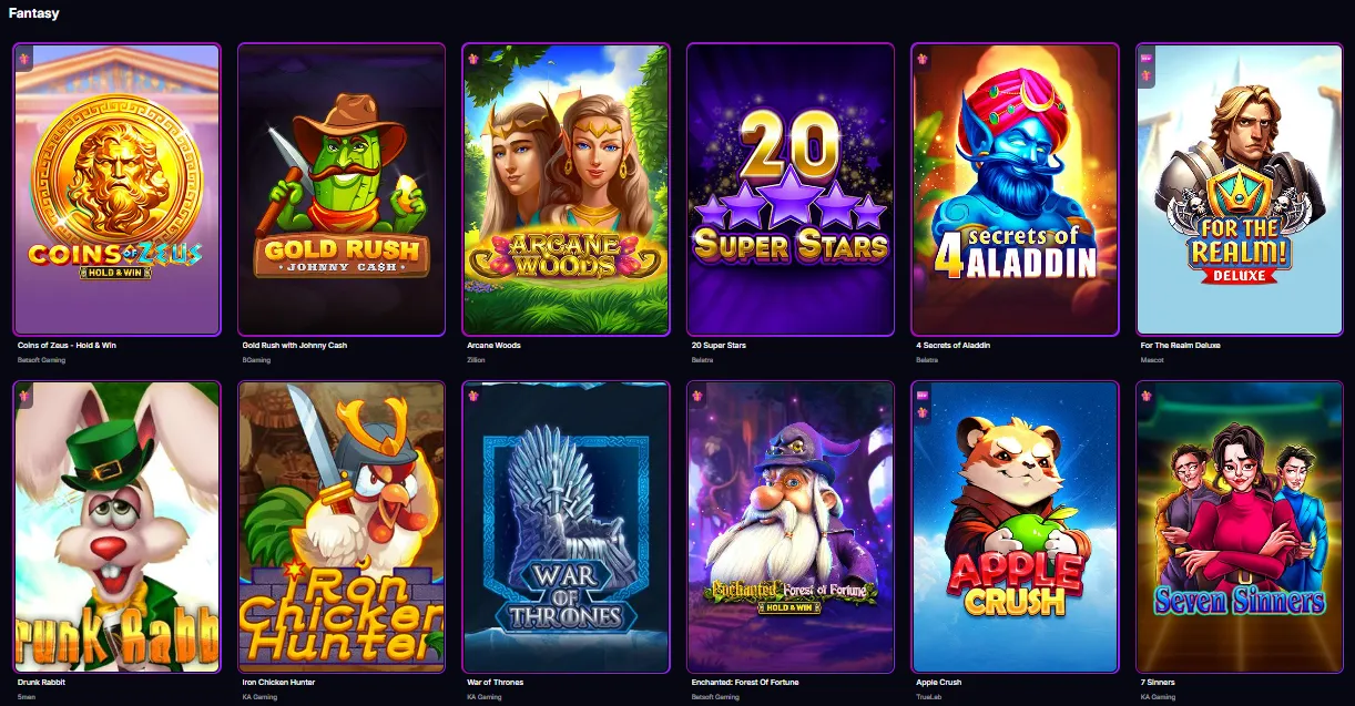 winolympia casino fantasy